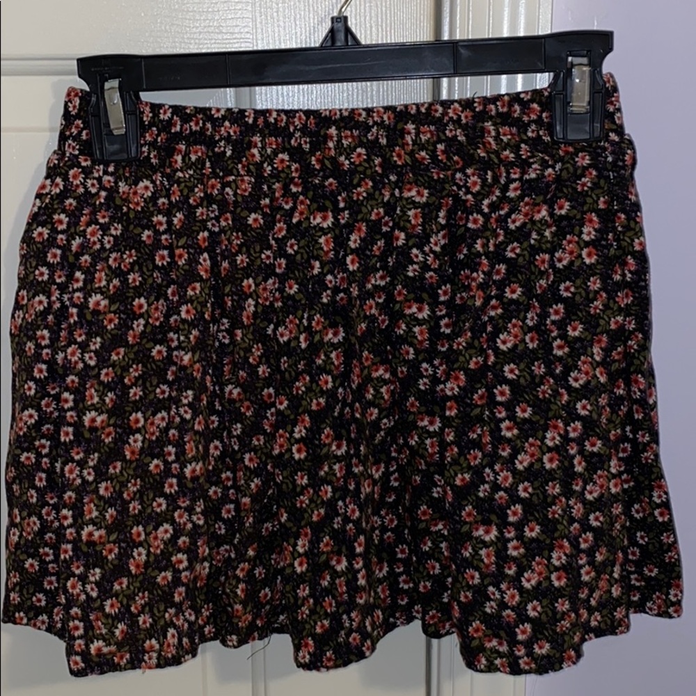 LA Hearts floral mini skirt